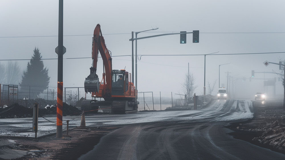 construction site protection zone dangereuse