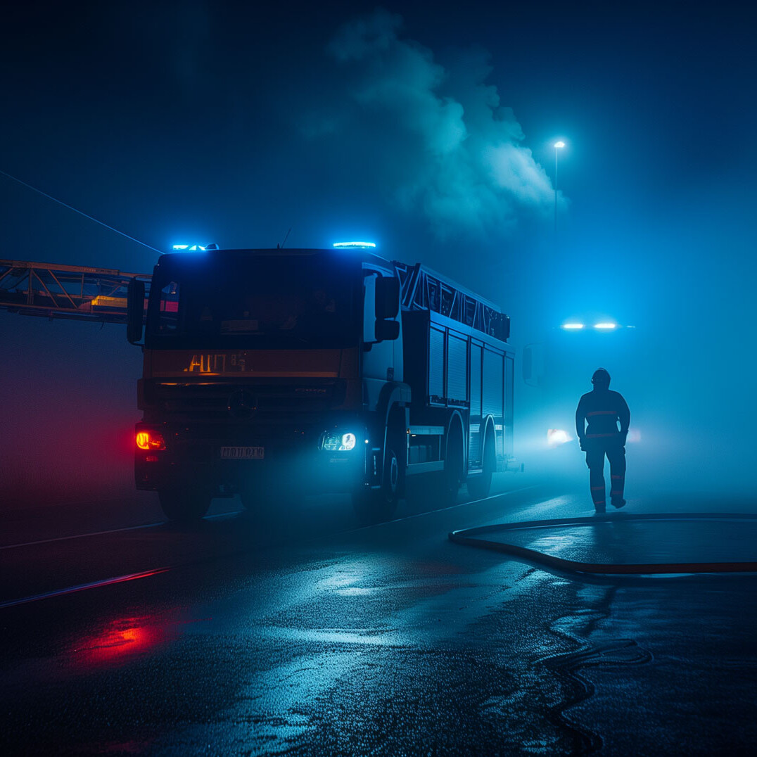 protection incendie feu pompier route